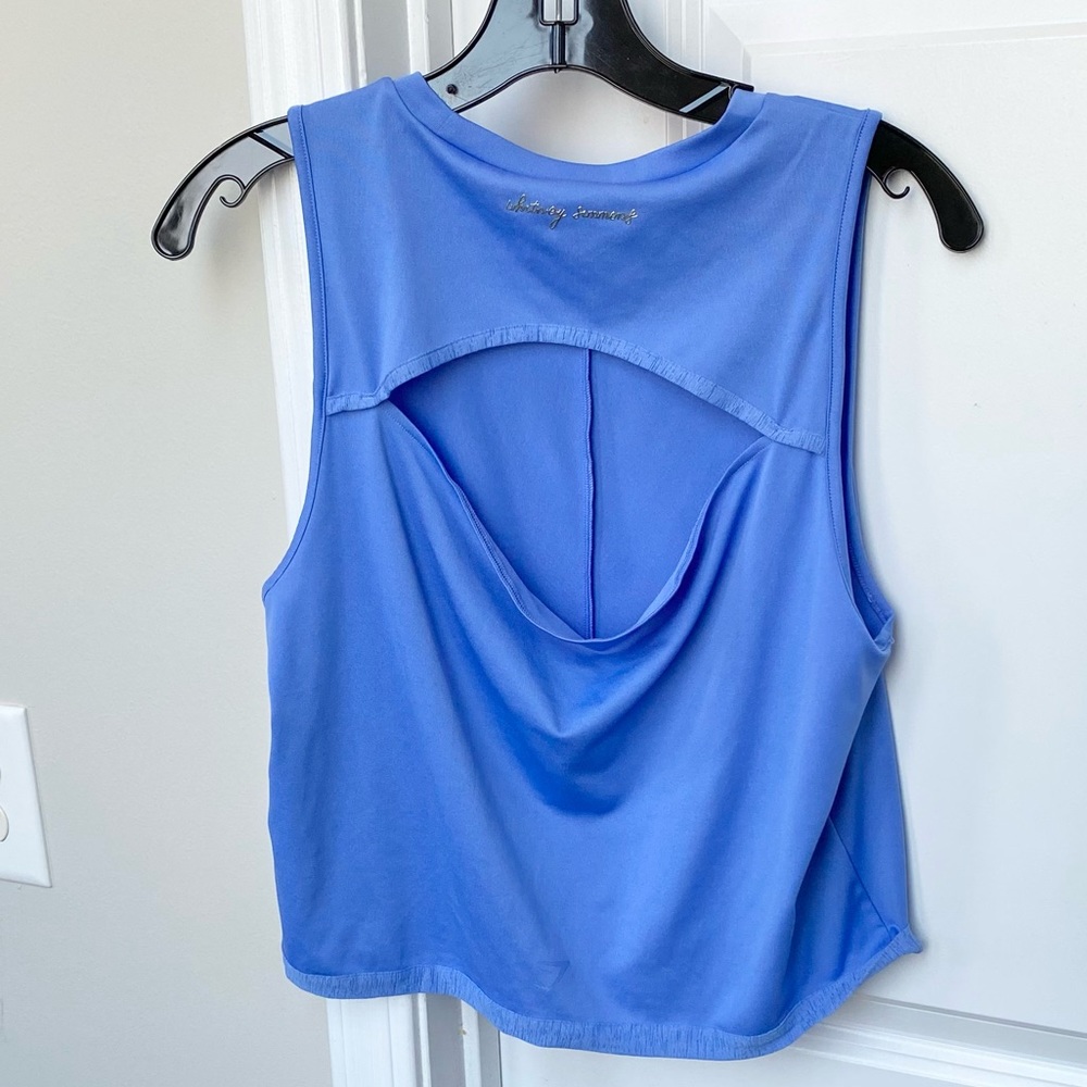 Gymshark Whitney Simmons Swing Tank Top Blue M